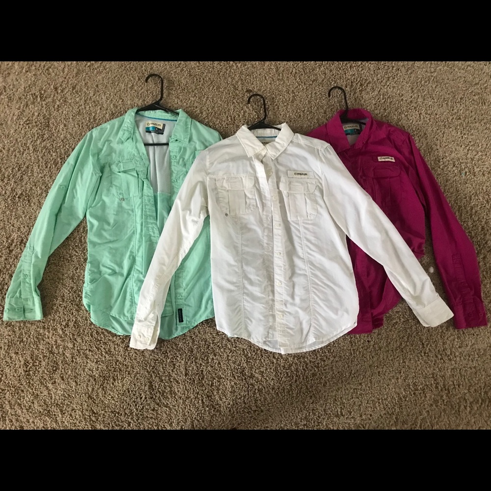 3 long sleeve Magellan Outdoor Shirts